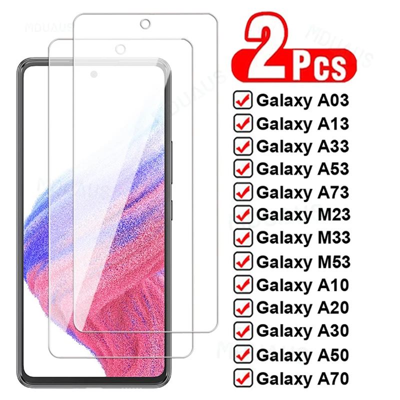 

Закаленное стекло 999D для Samsung Galaxy A03 A13 A33 A53 A73 M23 M33 M53, пленка для экрана A10 A20 A20E A30 A50 A70, стеклянная пленка, 2 шт.