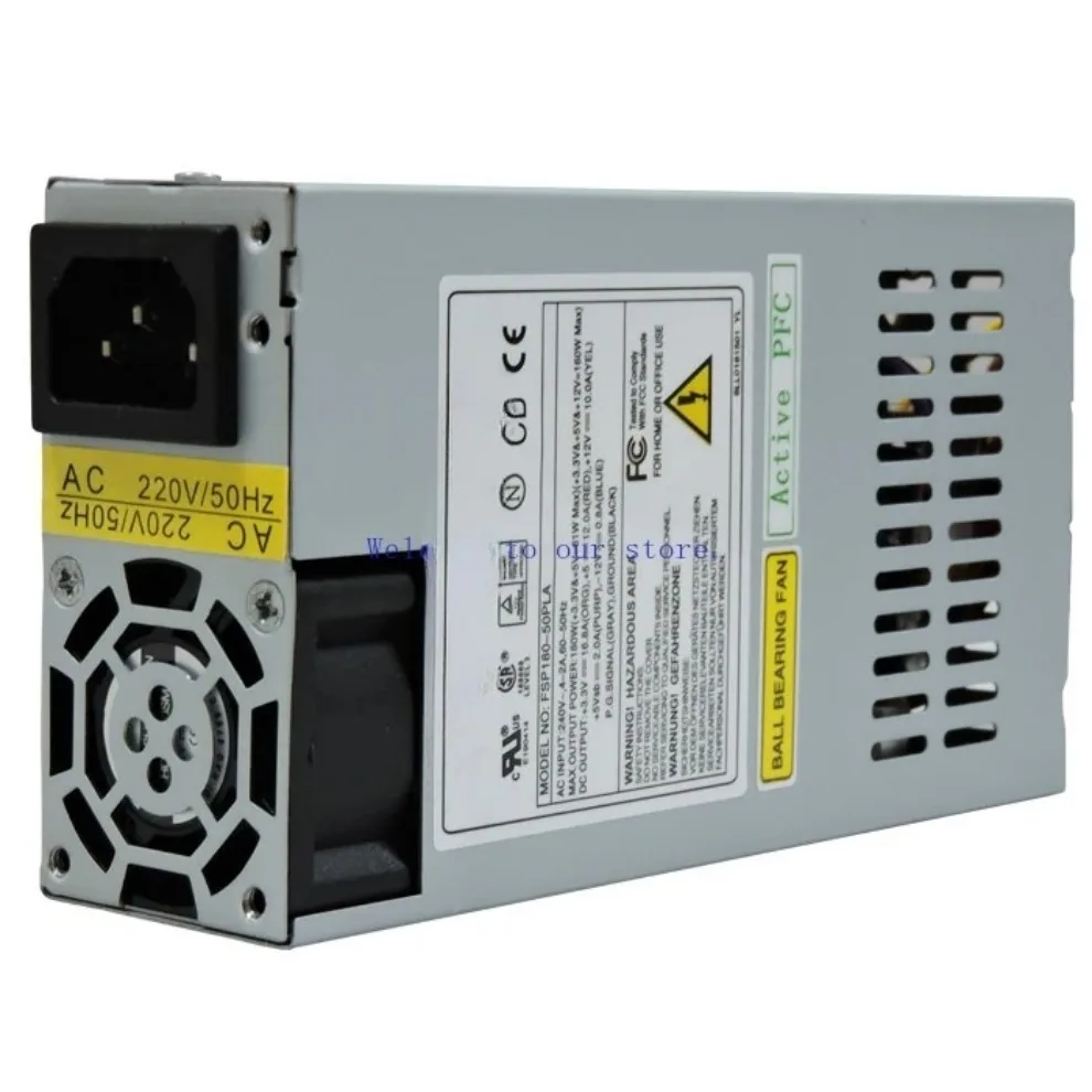 Фото Блок питания Quanhan FSP180-50PLA, малогабаритный, 1U, подходит для кассовых аппаратов, серверов FLEX и коммутаторов. №3