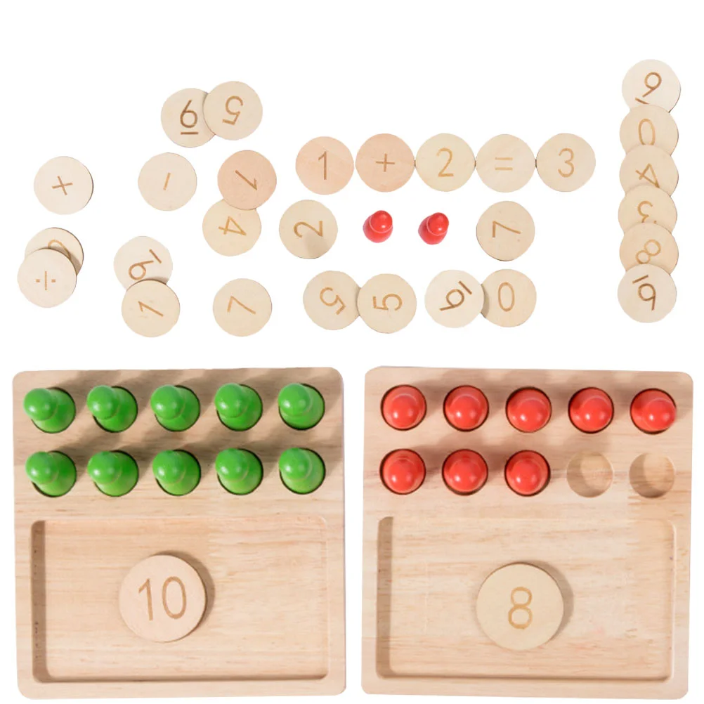 

Kindergarten Math Counters Counting Toy Subtraction Colorful Children Other Educational Toys