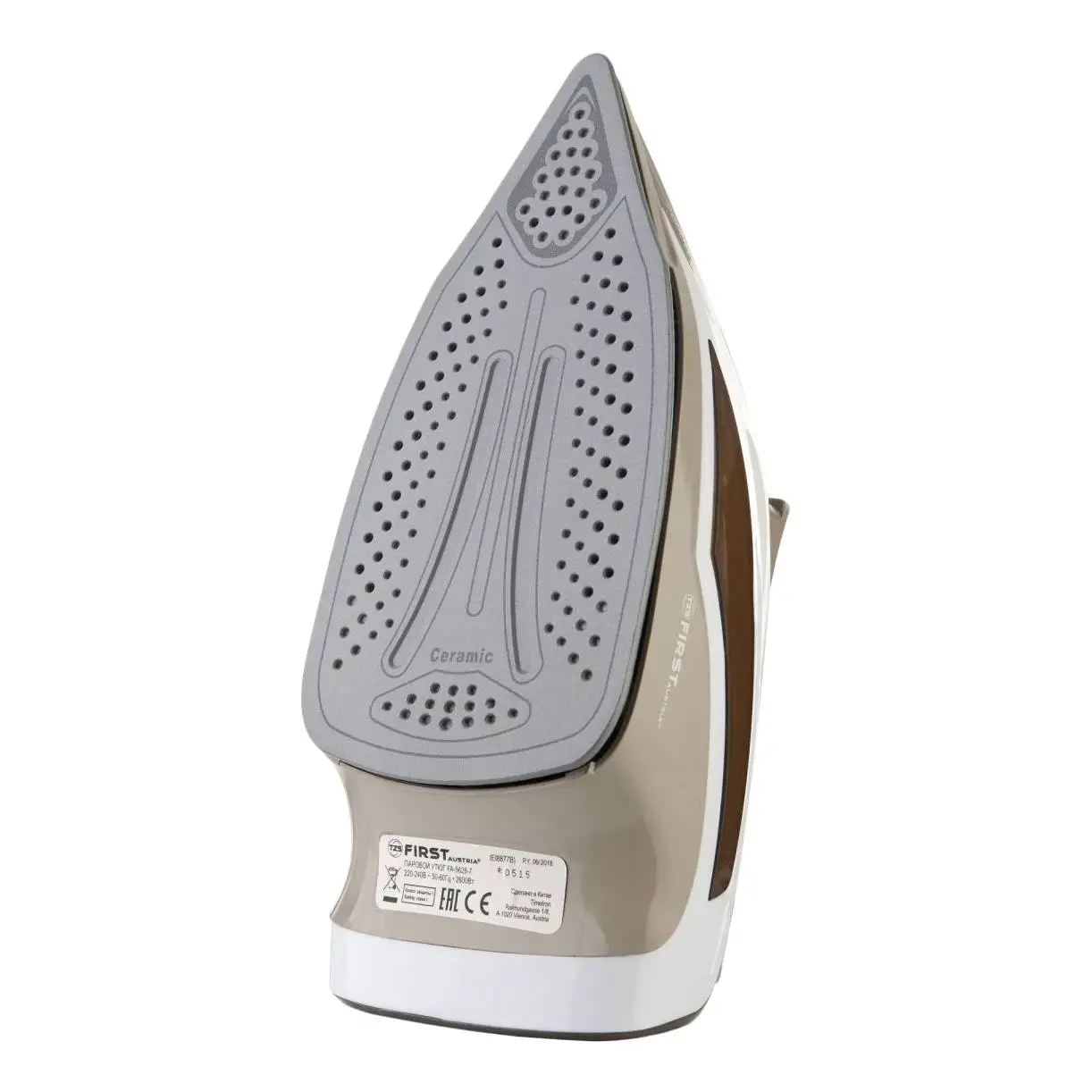 Утюг FIRST FA 5628 8 Brown (мощность Вт 2300 отпаривание система защиты от накипи