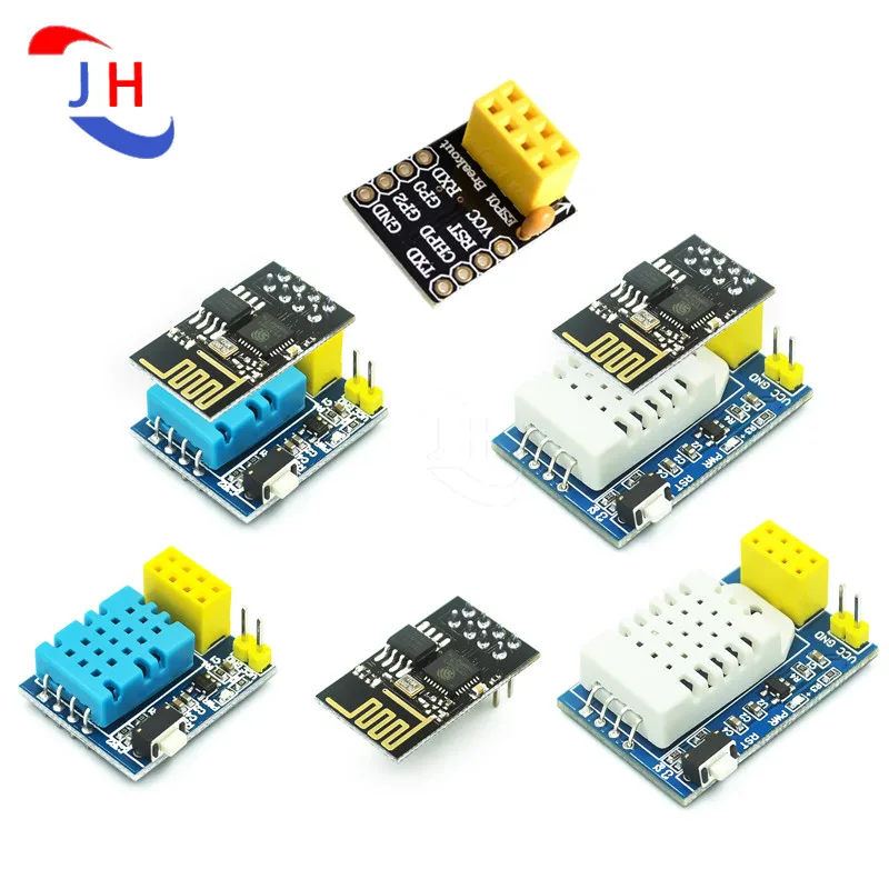 

1PCS Free Shipping ESP8266 ESP-01 esp-01S DHT11/AM2302 DHT22 ESP01/01S Temperature and humidity WiFi node module