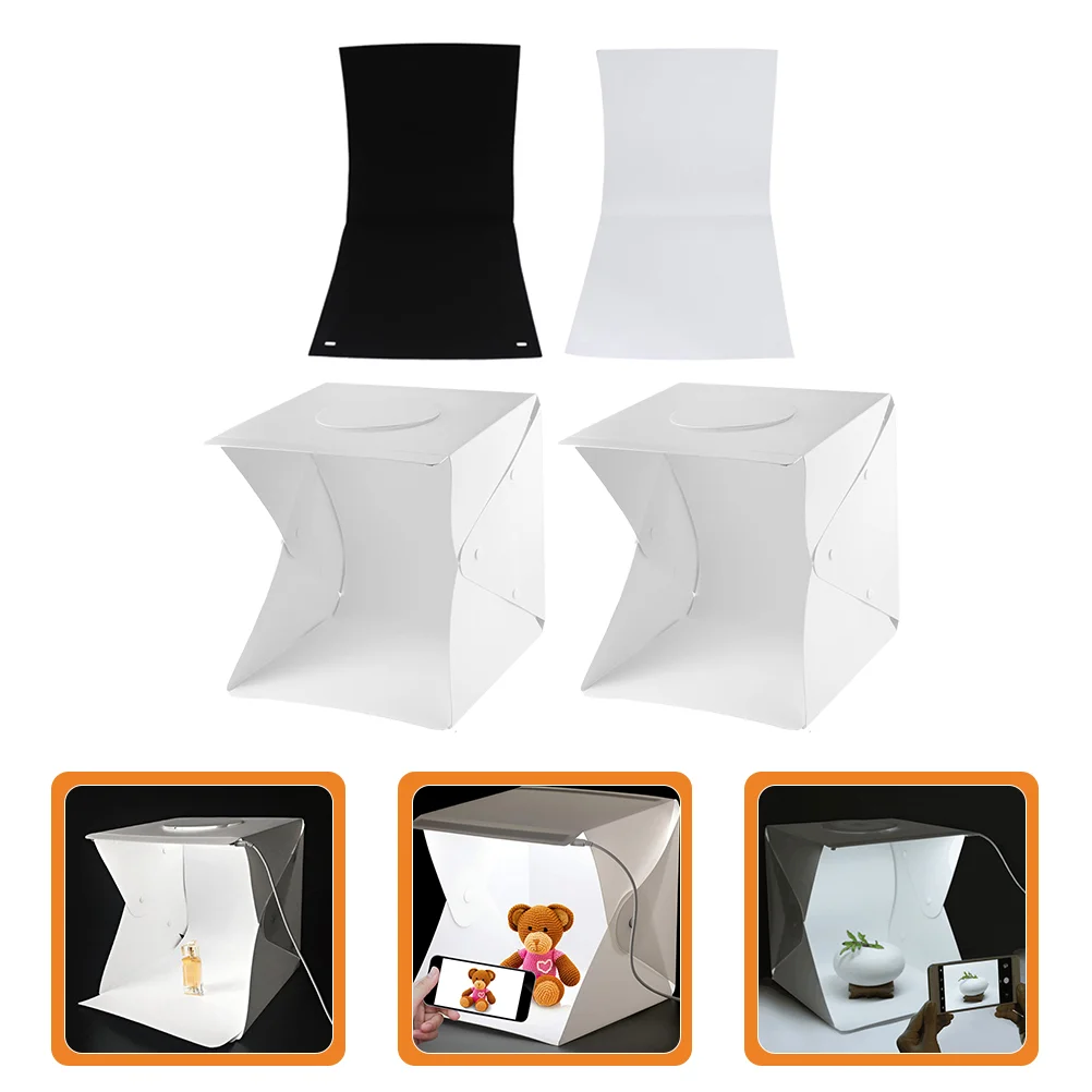 1 Set Photo Studio Light Box Photo Shooting Tent kit with LED Light and Color Backgrounds
