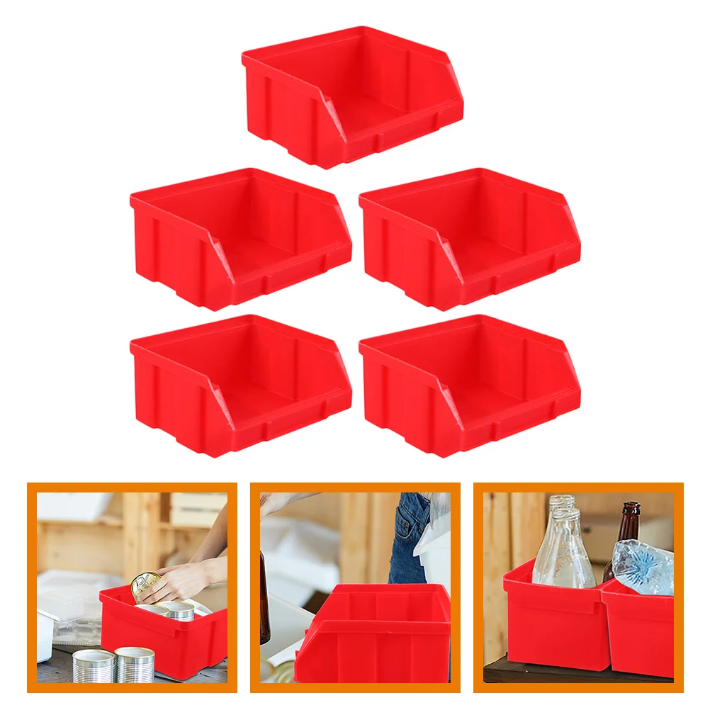 

Складские корзины для хранения, Штабелируемые Офисные органайзеры для бусин, детали, верхняя стойка, полка для навес