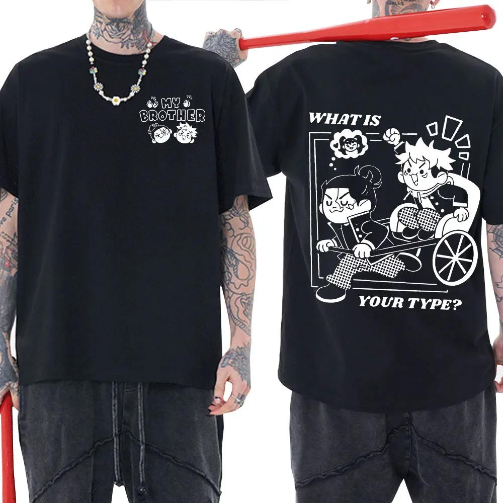 

Anime Jujutsu Kaisen My Besto Friendo My Brother Todo Aoi Novelty 100% Cotton Tee Shirt T Shirts O Neck Clothing Plus Size