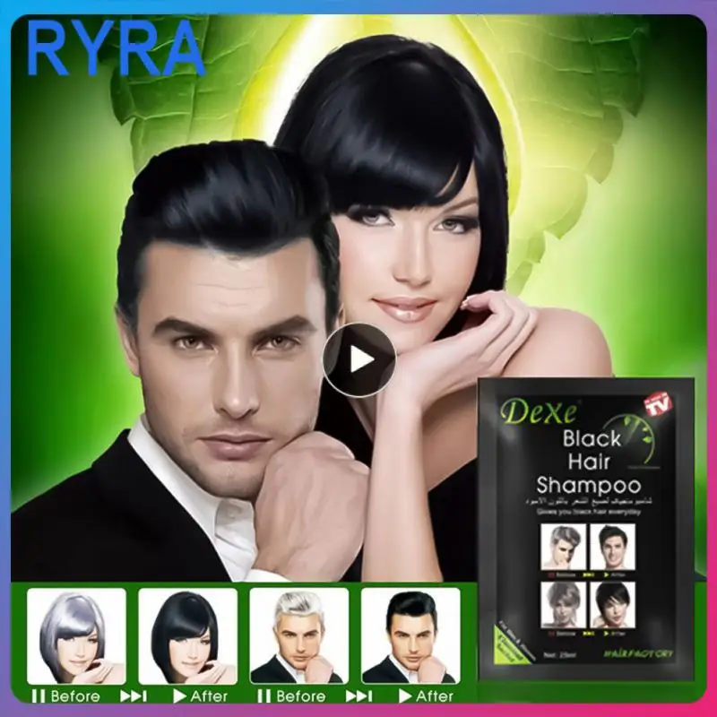 

Шампунь для черных волос SevichInstant, серый, белый, затемняющий Блестящий шампунь для волос с активированным углем для макияжа за 5 минут