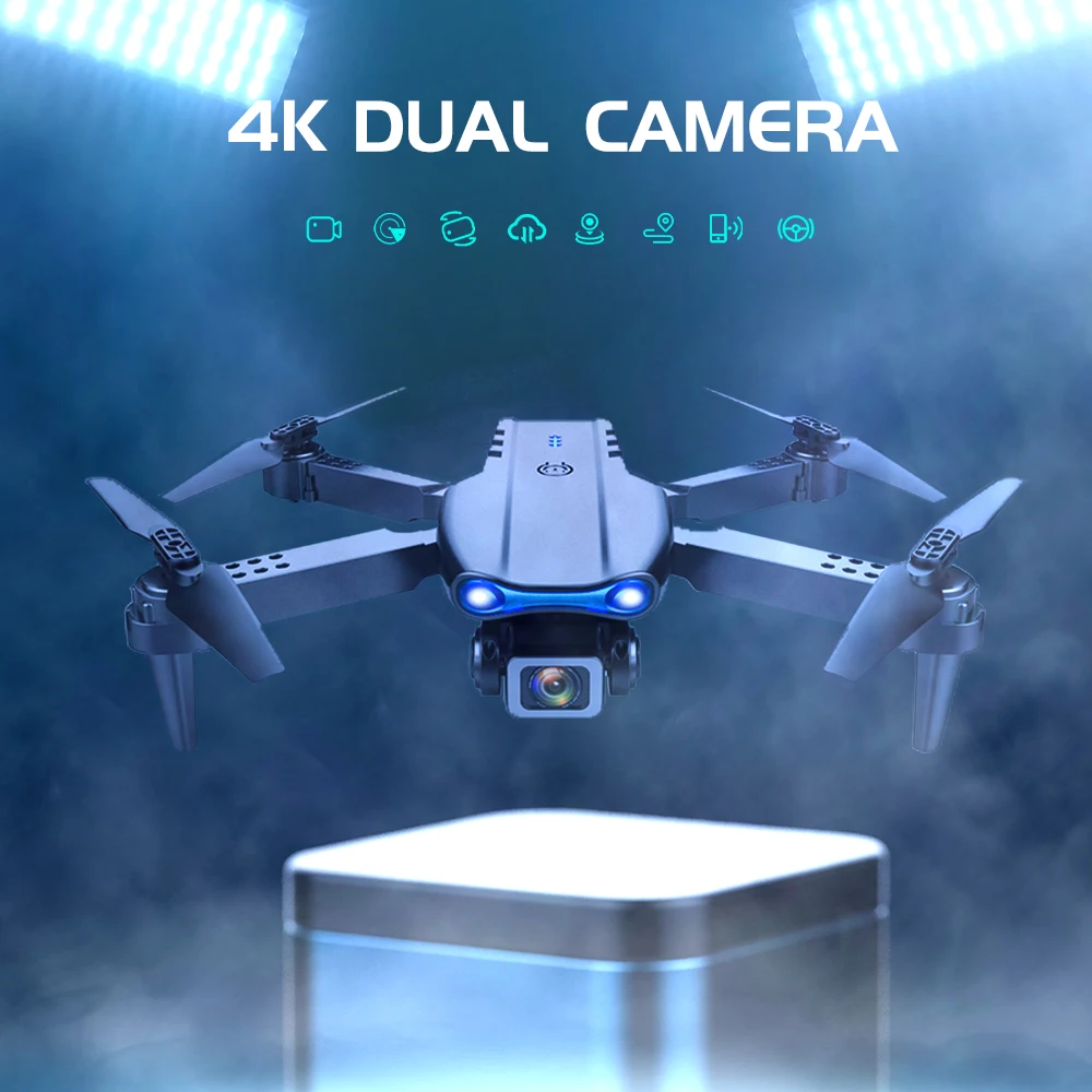 

2022Hot мини-Дрон 4K двойная HD-камера WIFI FPV обход препятствий складной Профессиональный радиоуправляемый Дрон Квадрокоптер Вертолет игрушки в п...
