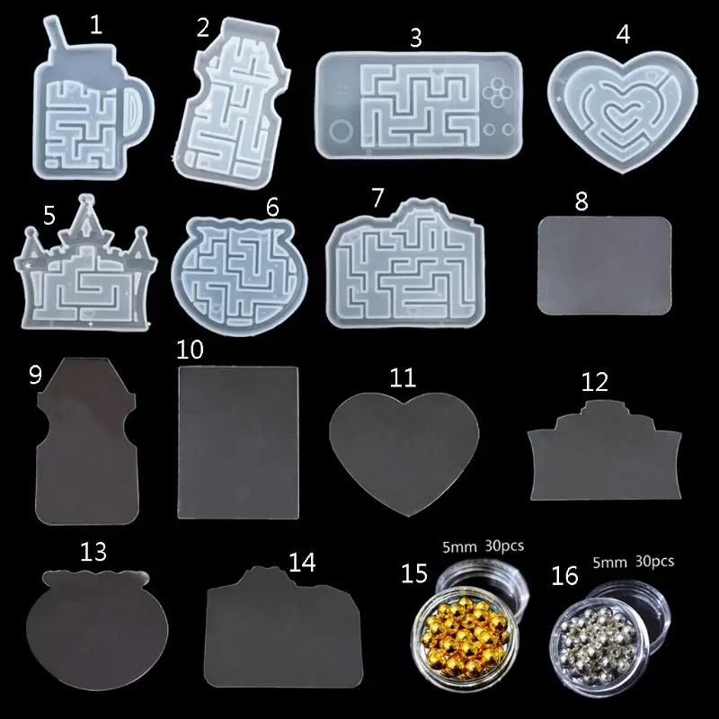 

30pcs No Hole Solid Gold Bead Crafts Loose Beads Home Wedding Vase Filler Beads