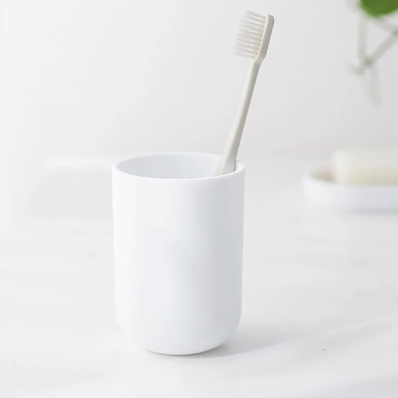 simple household bathroom supply bamboo soap dish soap dispenser toothbrush holder soap holder 5pcsset bathroom accessories set free global shipping