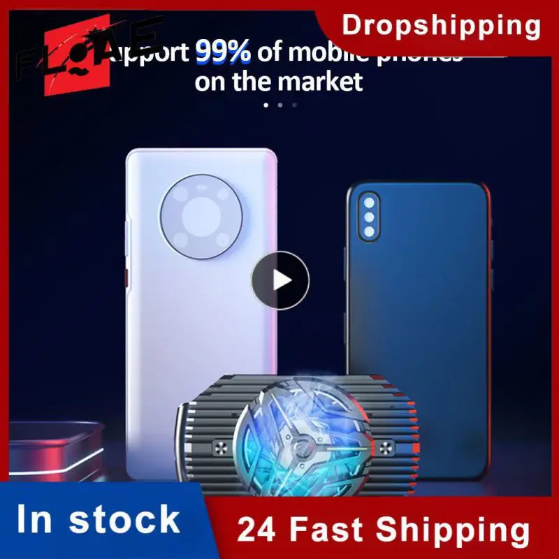 

High Speed Cooling Game Cooler Radiator Lightweight Mobile Phone Cooler For Iphone/samsung/ Cool Rgb Lights Aluminum Alloy