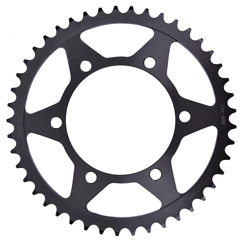 Задняя звездочка для мотоцикла 525 45T, устанавливаемое колесо для YAMAHA MT-09 MT-07 YZF-R6 FJ-09 XSR900 MTT850 Suzuki FZ-09