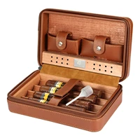 galiner cigar portable humidor case with humidifier new smoking accessories travel cedar wood cigar box luxury