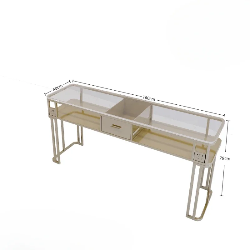 Роскошный профессиональный женский современный стеклянный ящик для косметики