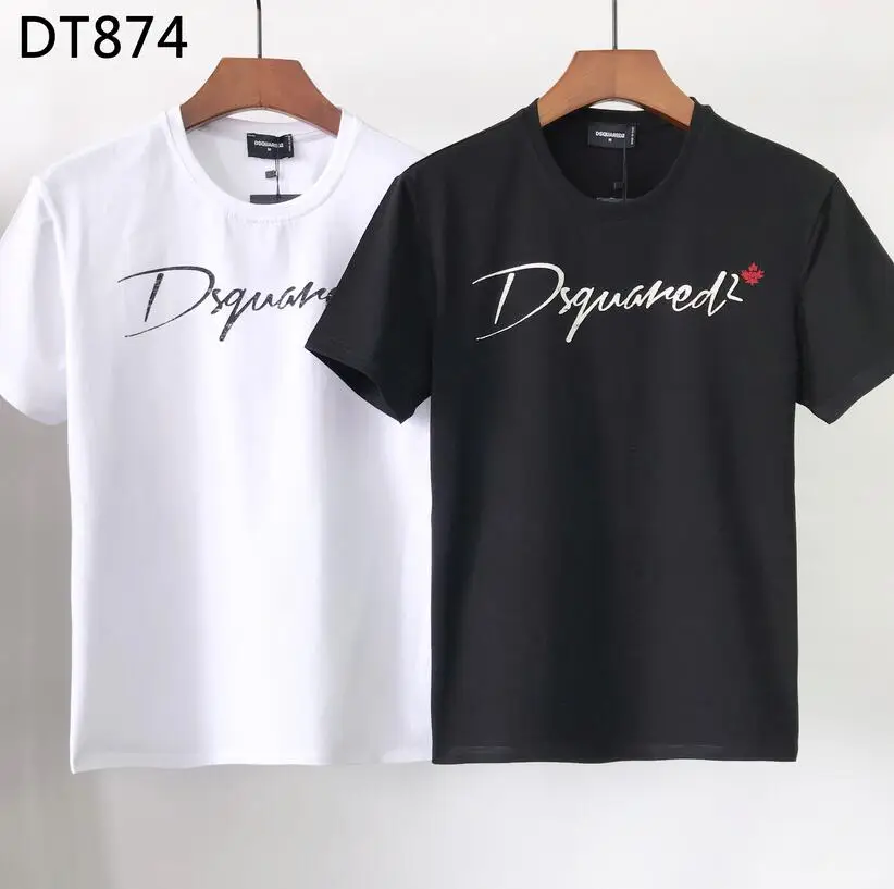 

2022 New Style Dsquared2 Fashion Trend Advanced Men's Women's Couple Printed Locomotive T-Shirt