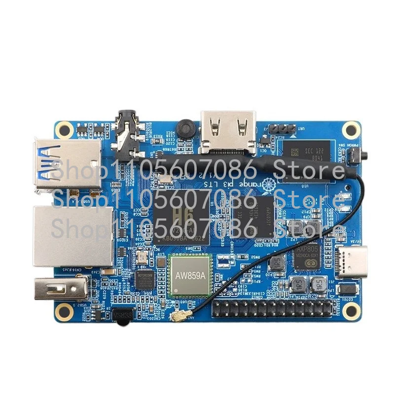 Фото Подходит для платы разработки OrangePi3 LTS с чипом H6, встраиваемой компьютерной платы Android Linux, 2G8G №1