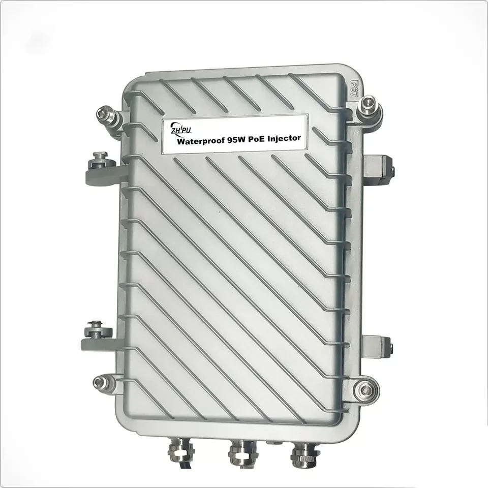 IEEE802.3af/at 30 Вт IEEE802.3bt 95 наружный водонепроницаемый гигабитный инжектор PoE IP67