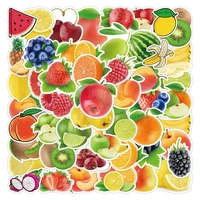 103050pcs cartoon color fruit watermelon raspberry banana cute sticker for kids toy ipad gift cup sticker wholesale