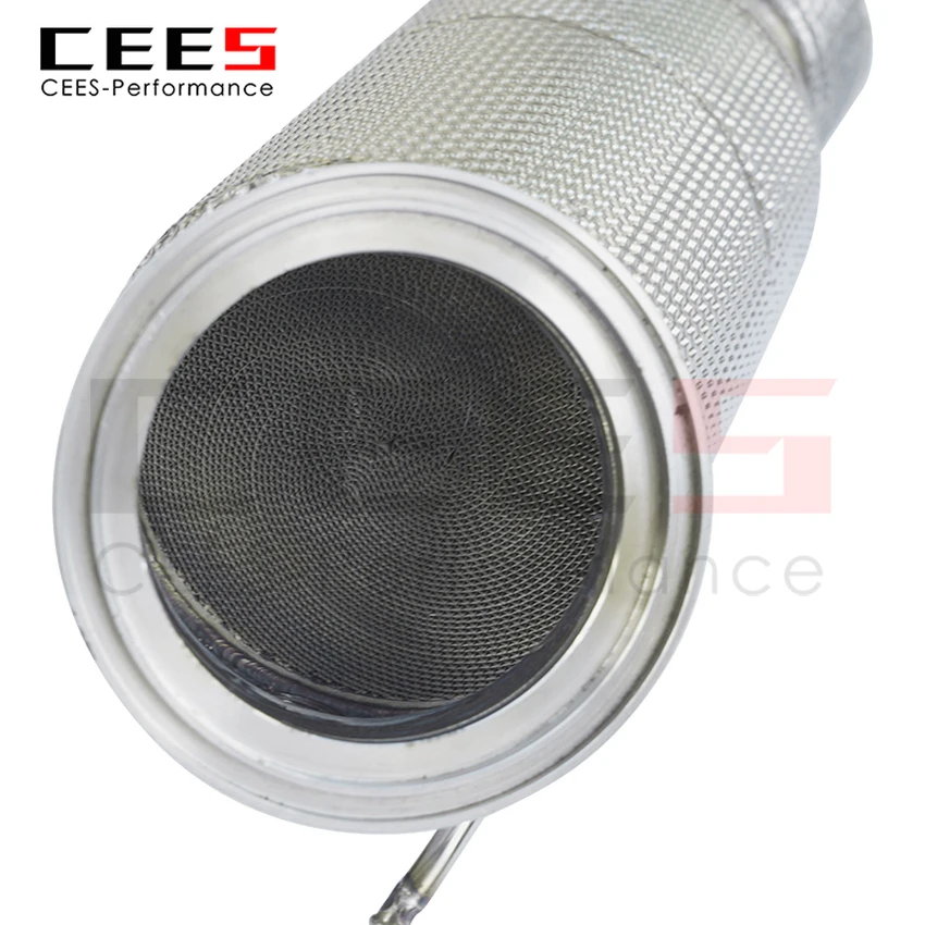 Выхлопная система CEES для BMW G05 X5 потоковые насадки труб с испытанием на глушитель