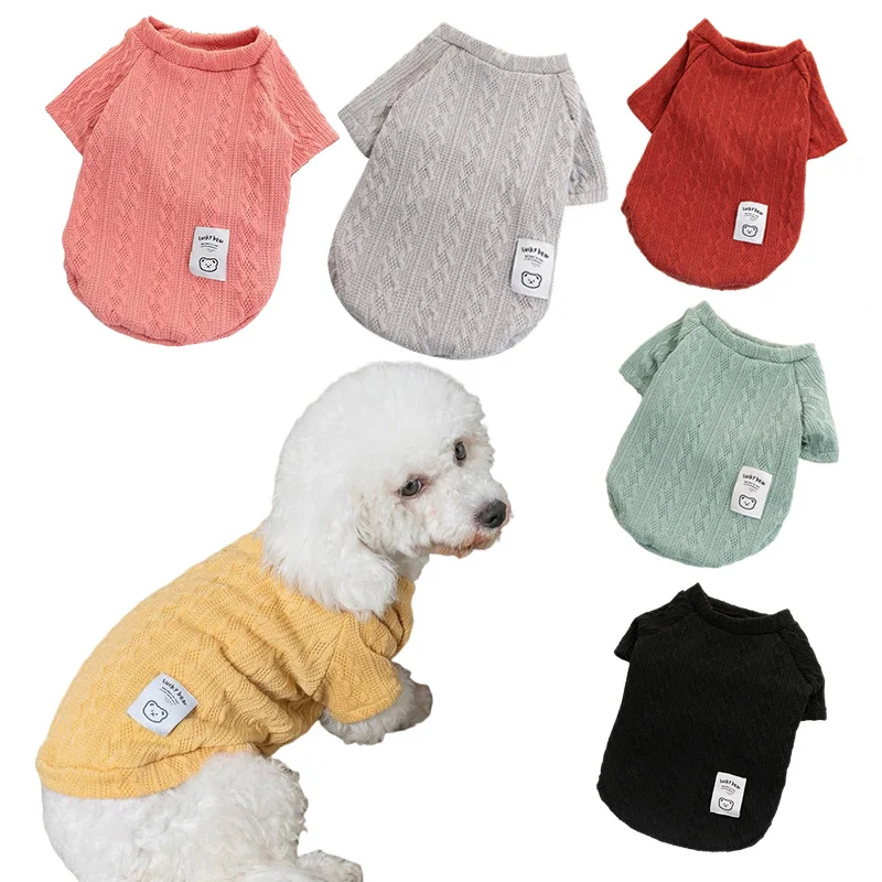 

Puppy Pet Sweaters for Small Medium Dogs Cats Clothes Winter Warm Dog Knitted Clothing Chihuahua Yorkies Shih Tzu Pug Coats
