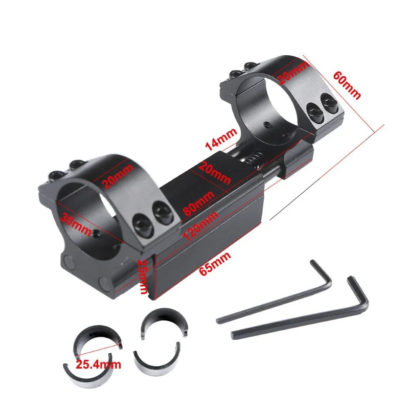 

scope 25.4/30mm universal one-piece bracket clamp integrated clamp made of aluminum alloy