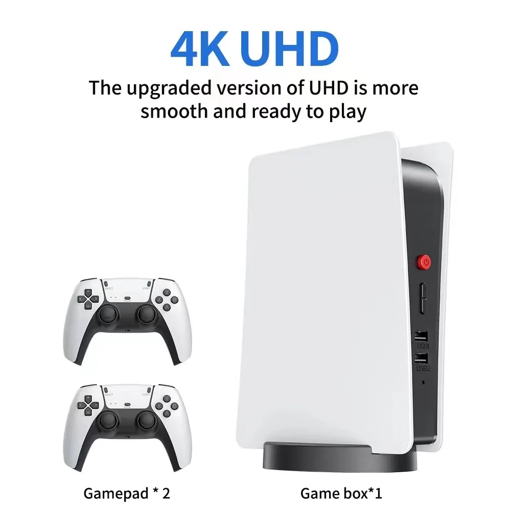 

GS5 Station Linux open source system UHD 4k TV Game Console CPU GB2 Retre Video Classic Games 2.4g Handheld Game For FC/PS1/GBA
