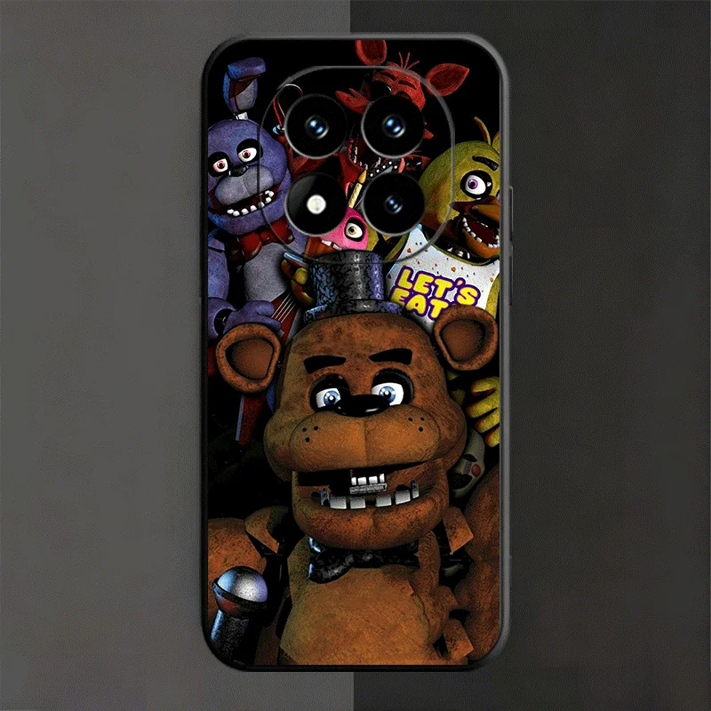 Мягкий чехол для телефона Xiaomi Redmi Note 15 14 13 12 Pro Plus Five N-Nights At F-Freddys 12S 11S 4G 11T 5G 10S 11E, черный чехол-накладка (art.: 3920dba995eac) - 3920dba995eac