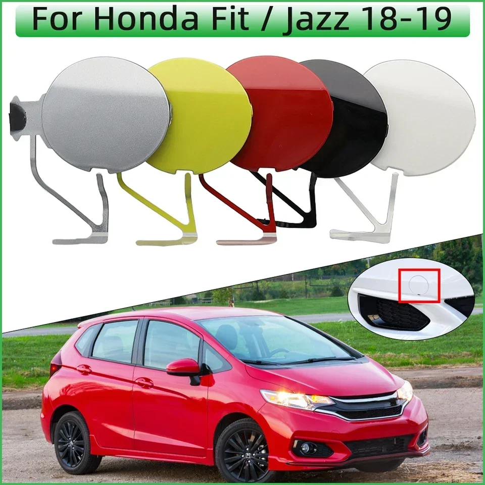 Передний бампер буксировочный крюк крышка для Honda Fit/Jazz GK5 коллекция 2018 2019 прицепа