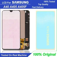 5 9 original burns lcd display for samsung galaxy a40 a405 a405f lcd screen touch digitizer assembly for galaxy a40 lcd display