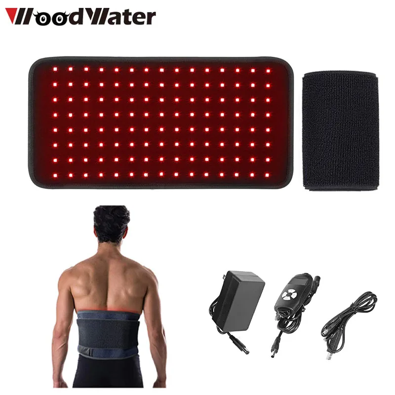 

LED Light Therapy Pad 660nm And 850nm Large Belt Wearable Wrap for Back Shoulder Joints Muscle Pain Relief