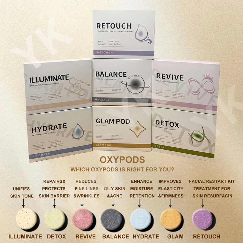 Новый продукт CO2 кислородные капсулы Пузырьковая машина для кожи яркий глэм