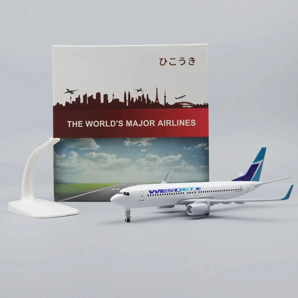 Копия металлического самолета 20 см в масштабе 1:400