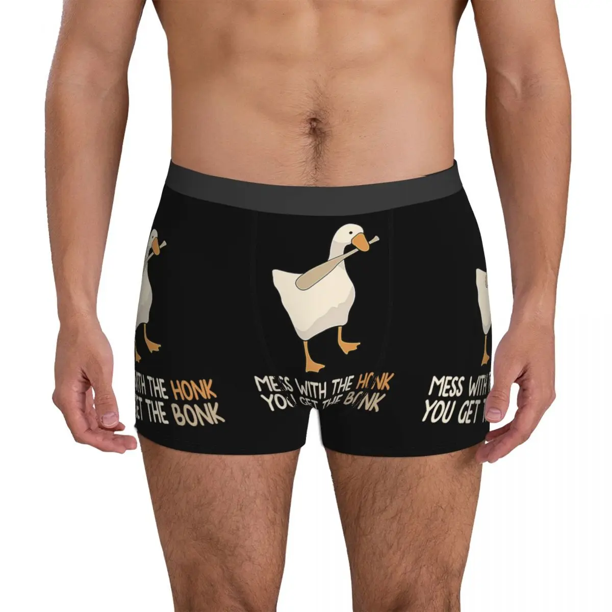 You Get The Bonk Underwear Untitled Goose Game gaming animal 3D Pouch High Quality Trunk Sublimation Shorts Briefs Classic