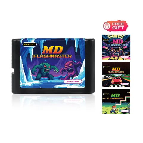 Перезаписываемый картридж MD Flashmaster 4 МБ для Sega Mega Drive