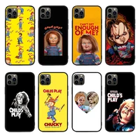 horro movie chucky phone case for apple iphone 13 pro max 11 12 13mini x xr xs 6 6s 7 8plus non slip phone cover