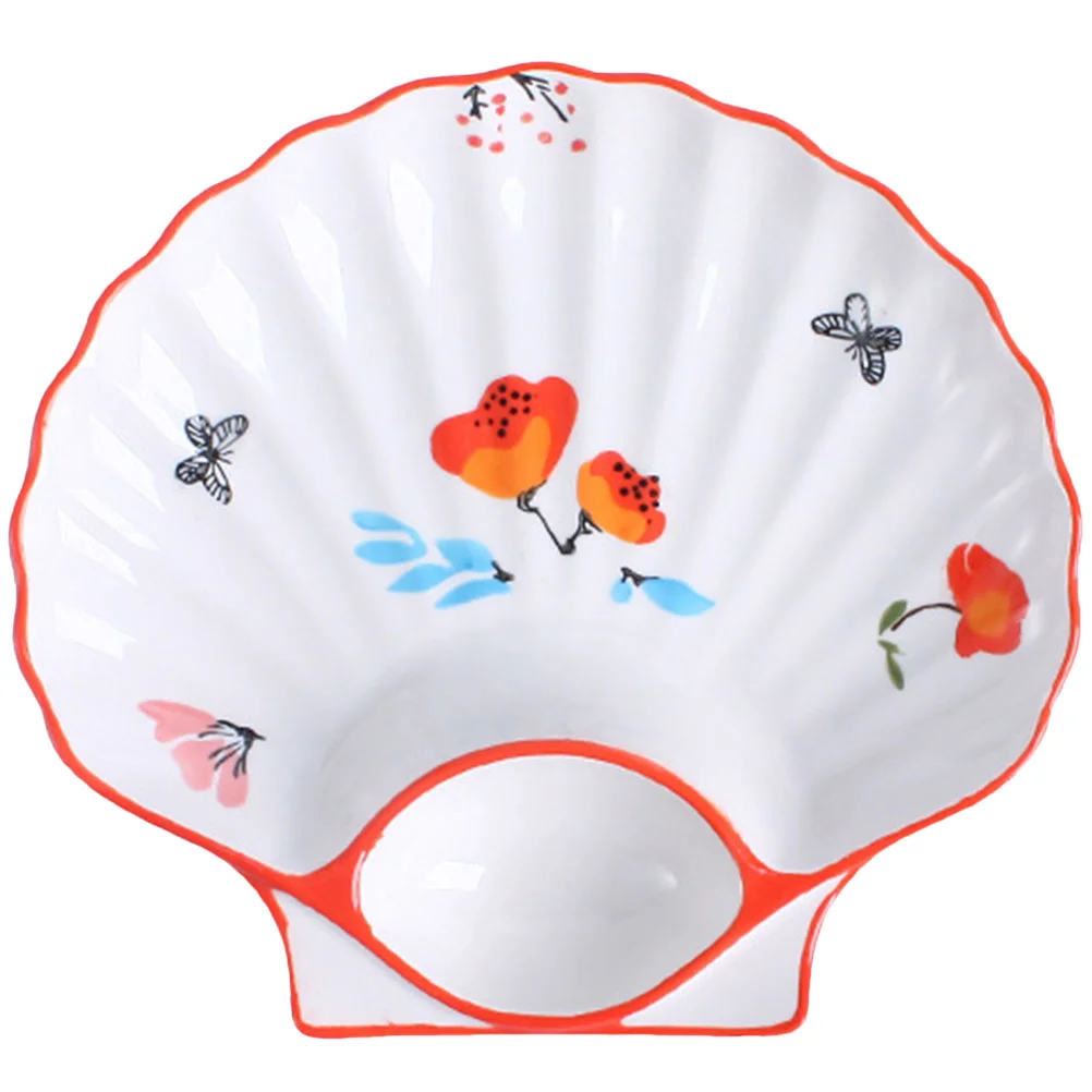 

Plate Serving Sushitray Dumpling Porcelain Plates Sandwich Soup Combo Ceramic Saucesashimi Divided Dessertdip Divider Set Chips