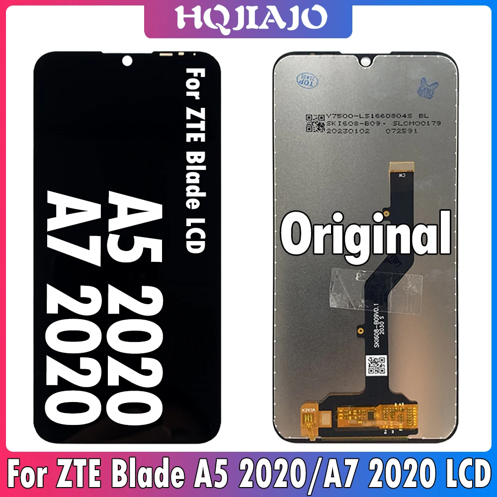 6 09 &quotоригинальный для ZTE Blade A5 2020 ЖК-дисплей и фотоэлемент A7 LCD A7000 запасные части -