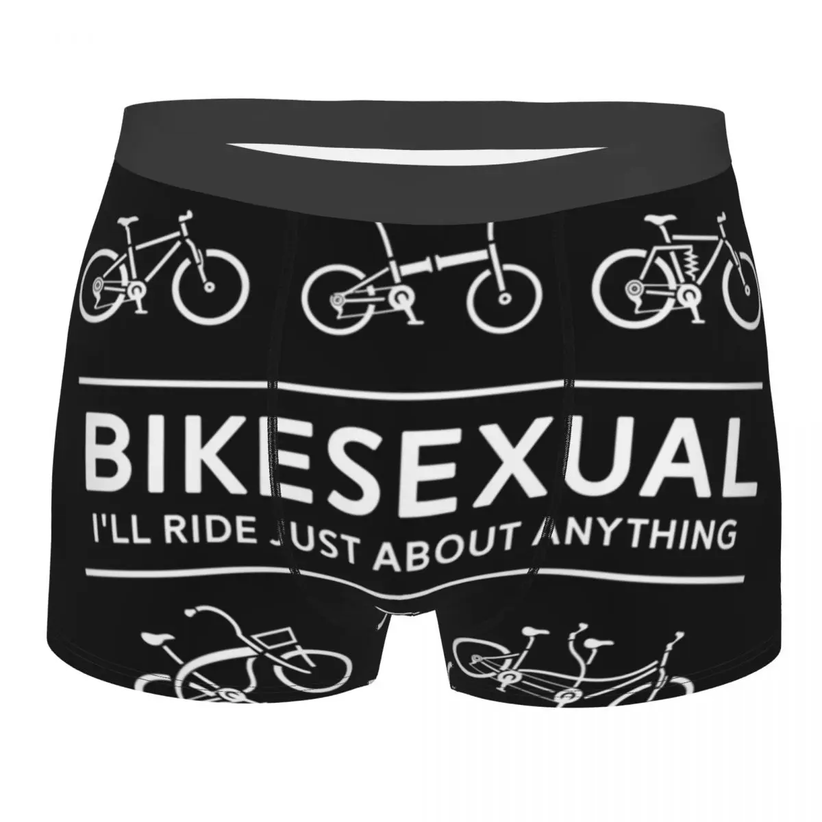 Мужское нижнее белье Bikesexual Cyclist для езды на велосипеде, велосипедное нижнее белье, сексуальные трусы-боксеры, Мужские дышащие трусы