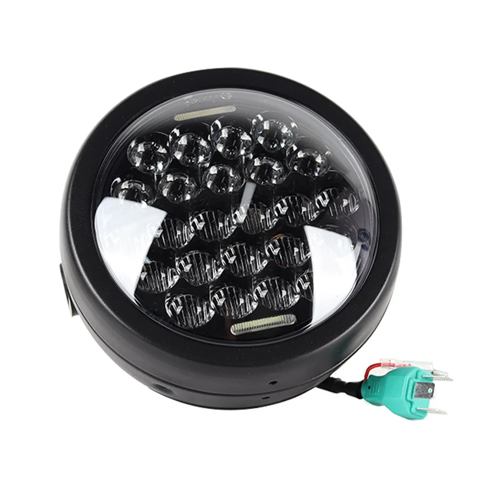 Мотоциклетная черная круглая светодиодная фара 5 75 дюйма 1 шт. лампа
