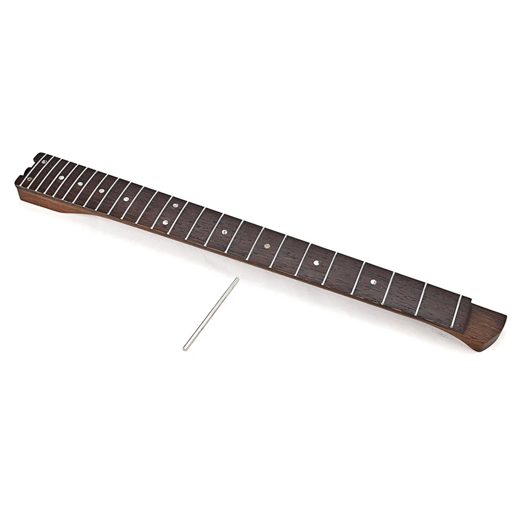 

Headless Lightweight Neck Replacement Fingerboard Unfinished Electric Guitar Adjustable Maple Travel Instrument