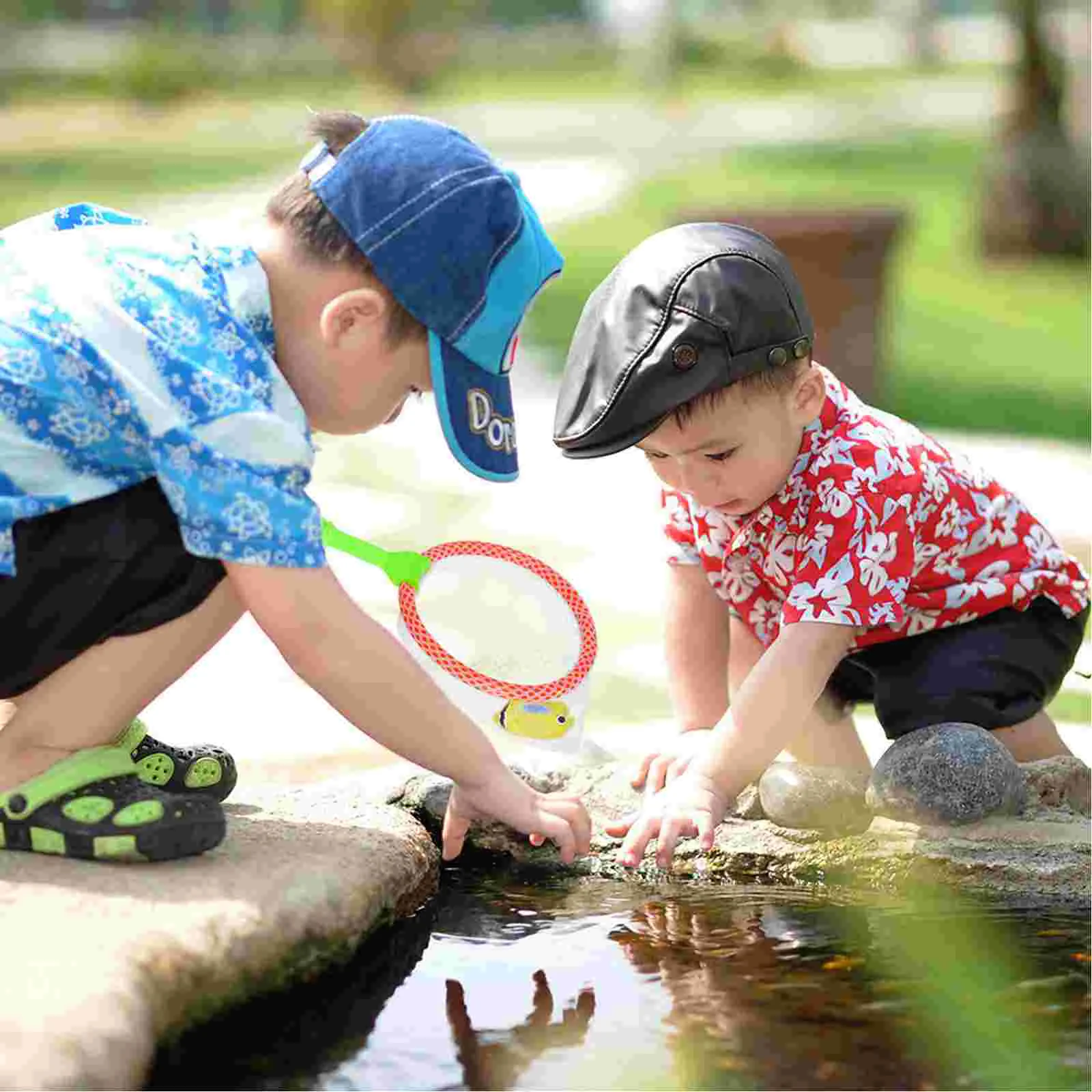 

10 Pcs Kids Summer Toys Children's Fishing Net Bug Catchers Insect Catching Nets Butterfly 22X12CM Plastic