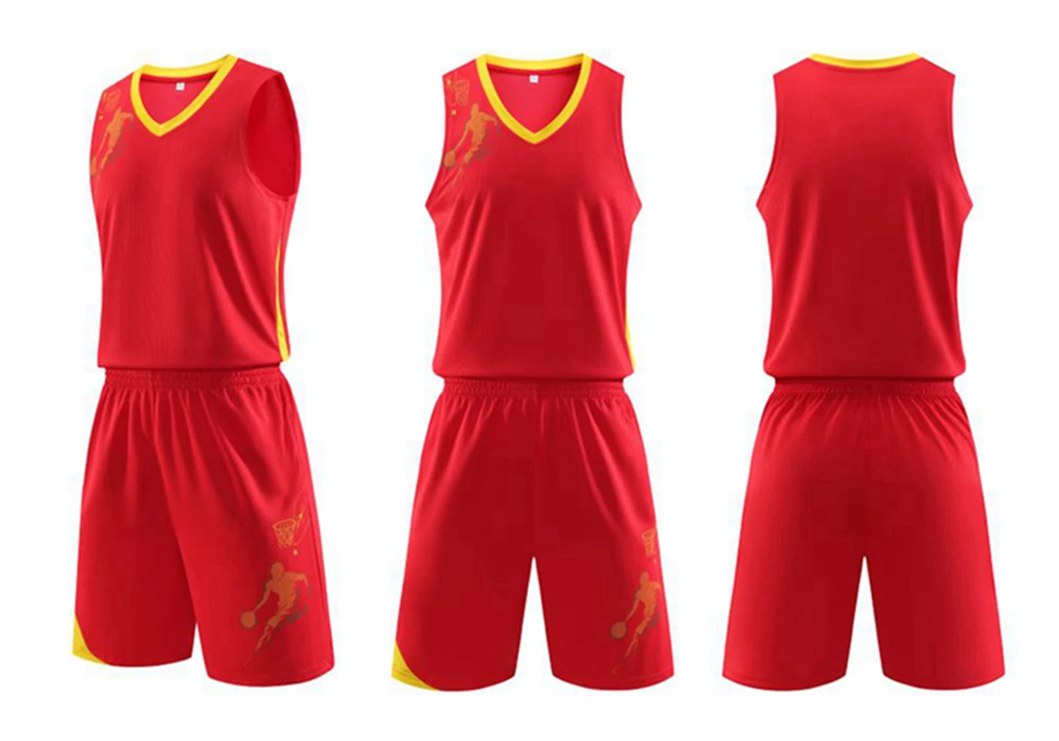 Men Basketball Jersey Set Youth Cheap Basketball Training Shirt Shorts Uniform Custom Men and Women Uniform Sportswear