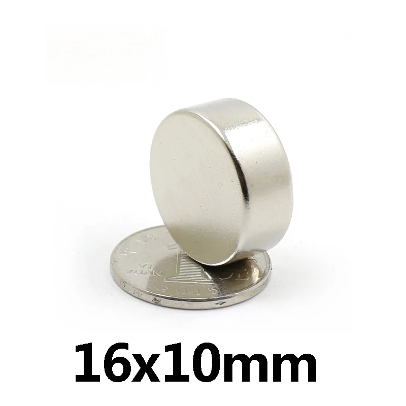 

5/10/15 шт. магниты 16 мм x 10 мм N35 Круглый неодимовый магнит диаметром 16x10 мм постоянный магнит NdFeB дисковый магнит 16*10 мм