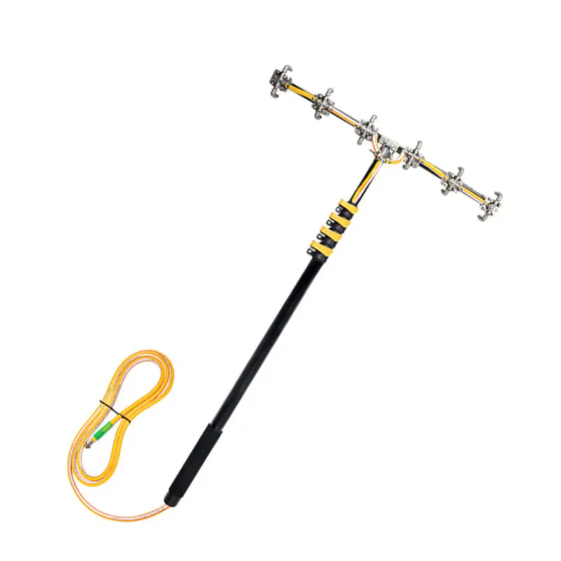 

High pressure telescopic solar panel cleaning water fed pole tube brushes 8 inch solar panel cleaning brushes