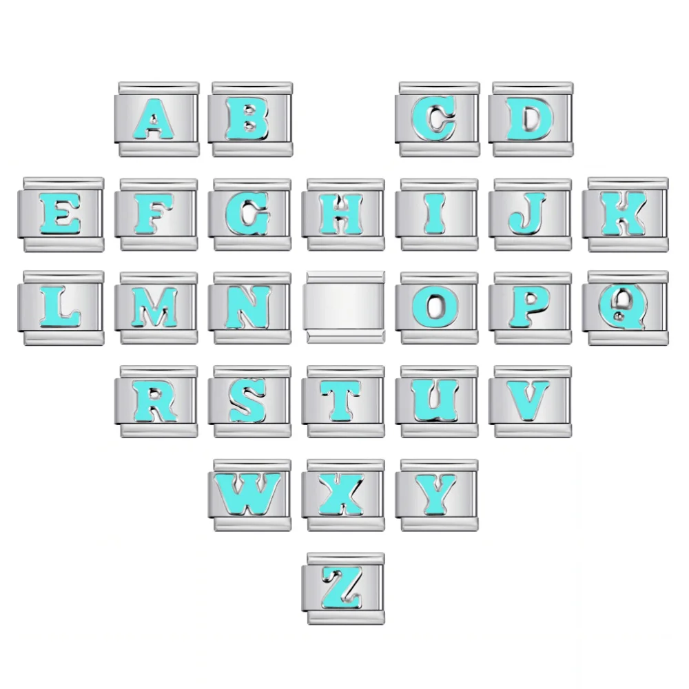 GEMOSA Fashion Небесно-голубые подвески из нержавеющей стали