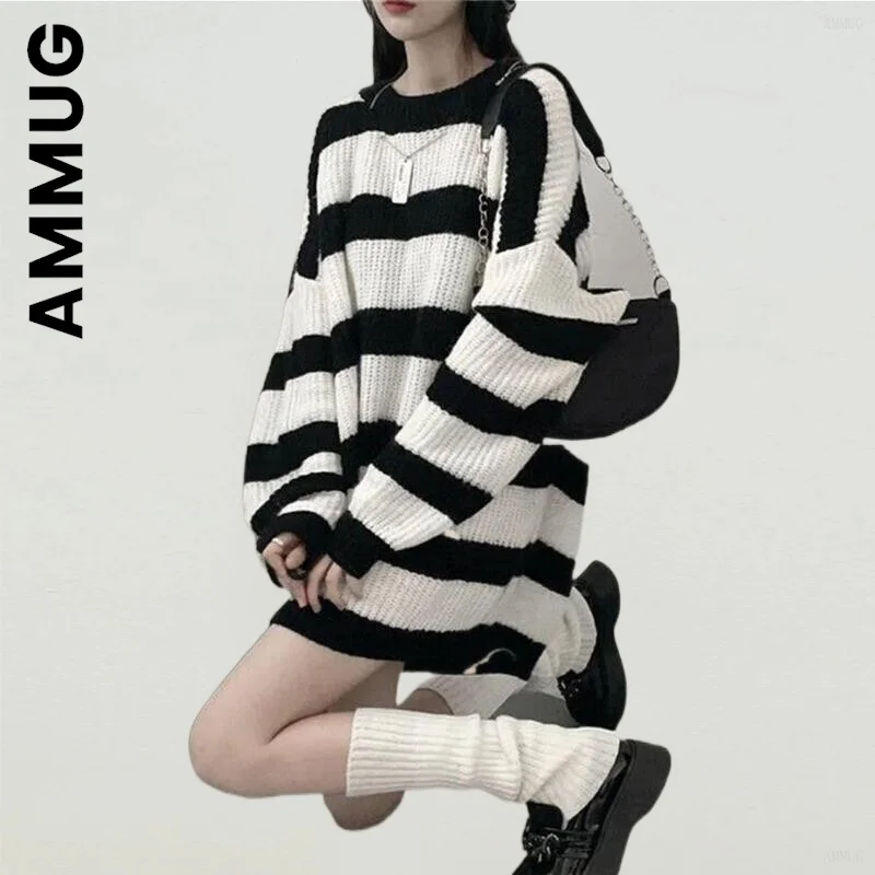 

Ammug New Knitted Women Sweater O Neck Jumper Simple Sweaters Women Cheap Pullovers Women's Jumper 2022 Sexy Chic Female