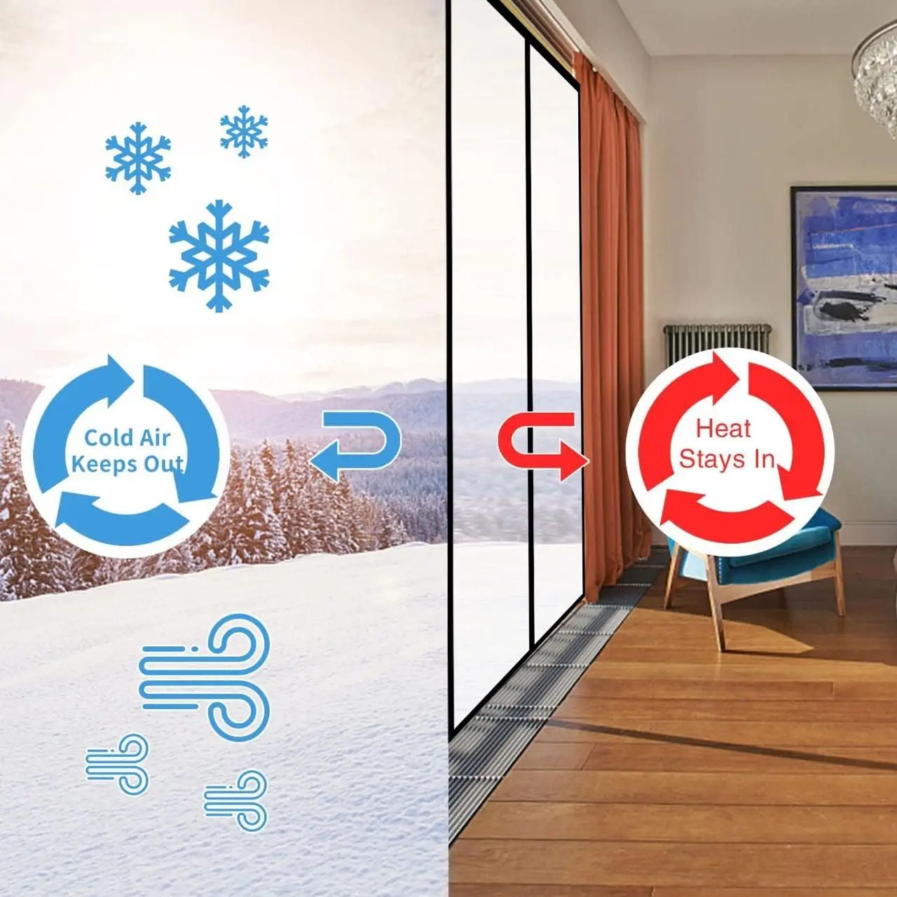 Прозрачный экран для двери из ТПУ