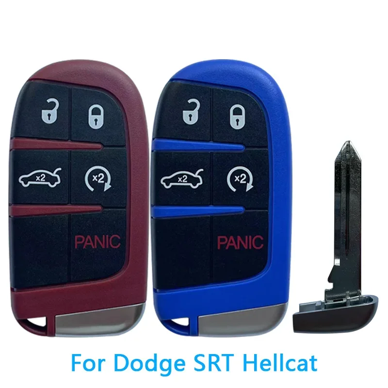NH KEY Высокое качество 5 кнопок брелок для R/T Trackhawk Scat Pack/392/HEMI/Challenger/DAYTONA SRT Hellcat Redeye