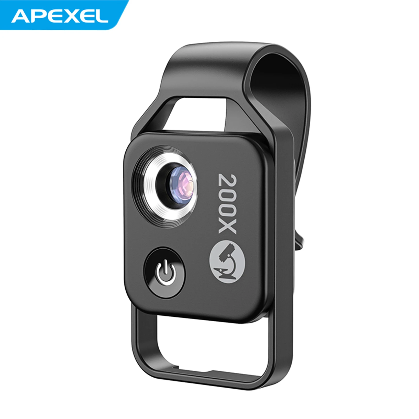 Профессиональный микроскоп для телефона APEXEL MS002 200X с универсальным зажимом