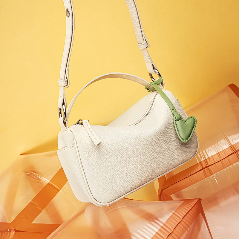 

Leather Pillow Bag 2022 New Small Ladies Fashion Cross Body Trend Korean Version Portable Daily Versatile Commute Free Shipping
