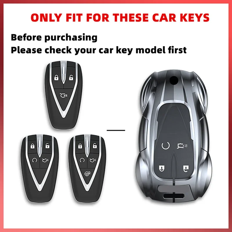 Металлический ФОБ для корпуса телефона Changan Eado Plus CS75PLUS чехол ключа