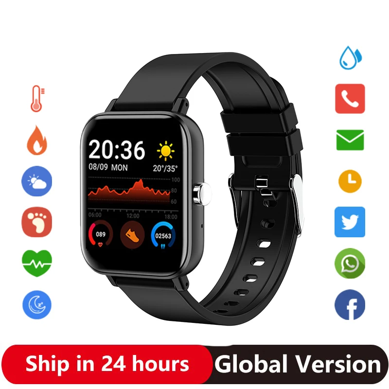 

2022 New Smart Watch IP68 Waterproof For Women Men Smartwatch Fitness Bracelet Blood Pressure Heart Rate Monitoring